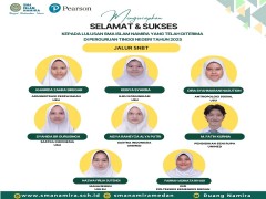 8 SISWA SMA NAMIRA DITERIMA DI PTN MELALUI JALUR SNBP